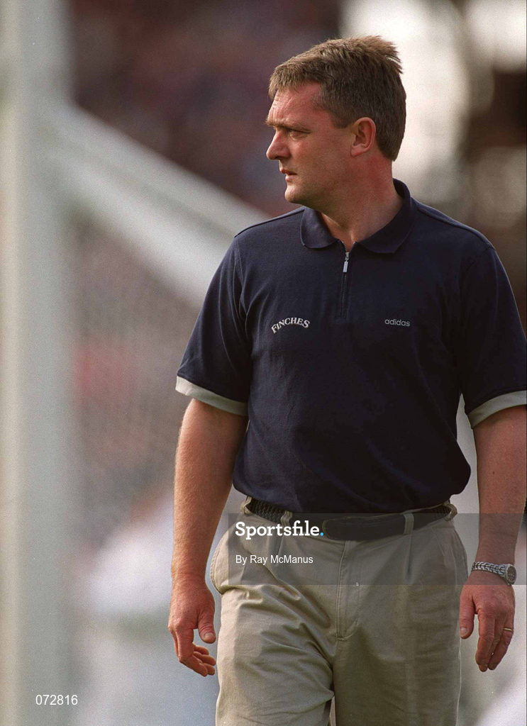 9 September 2001; Tipperary manager Nicky English during the Guinness All-Ireland Senior Hurling Championship Final match between Tipperary and Galway at Croke Park in Dublin. Photo by Ray McManus/Sportsfile