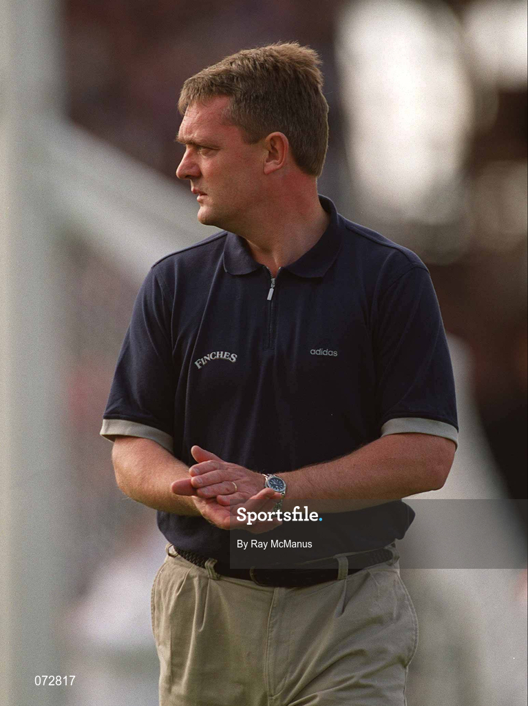 9 September 2001; Tipperary manager Nicky English during the Guinness All-Ireland Senior Hurling Championship Final match between Tipperary and Galway at Croke Park in Dublin. Photo by Ray McManus/Sportsfile