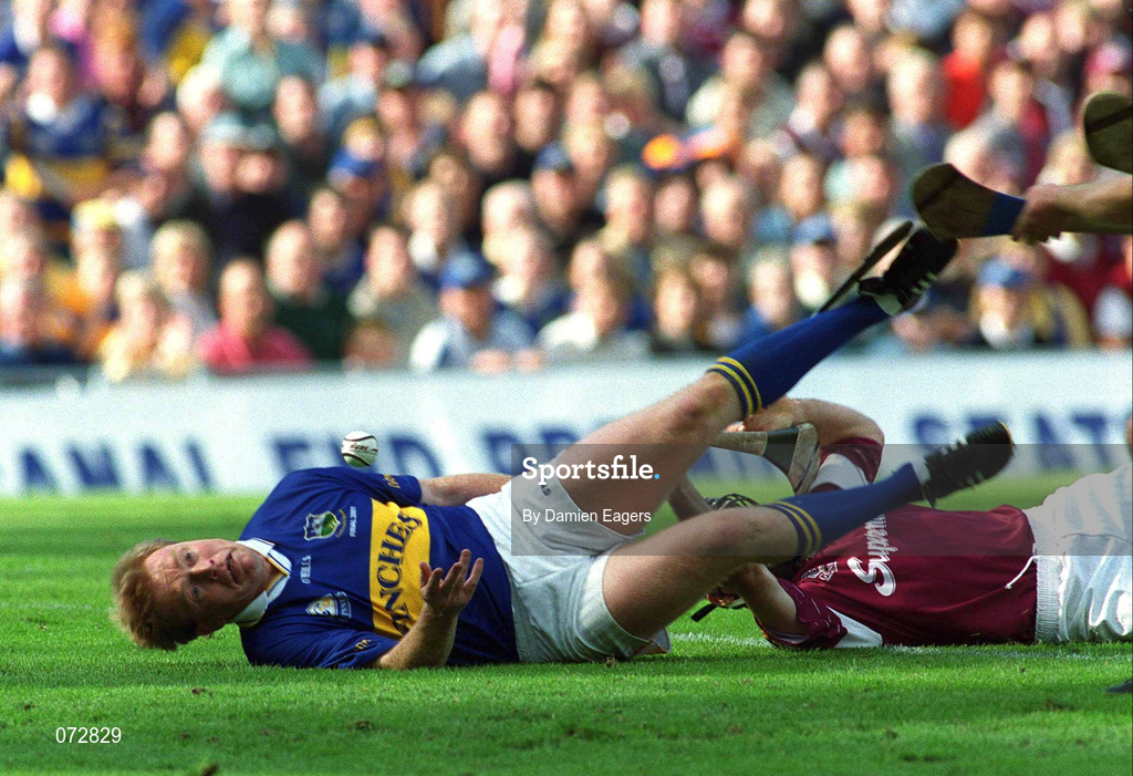 9 September 2001; Declan Ryan of Tipperary during the Guinness All-Ireland Senior Hurling Championship Final match between Tipperary and Galway at Croke Park in Dublin. Photo by Damien Eagers/Sportsfile