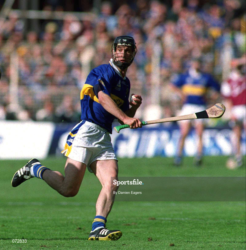 9 September 2001; Thomas Dunne of Tipperary during the Guinness All-Ireland Senior Hurling Championship Final match between Tipperary and Galway at Croke Park in Dublin. Photo by Damien Eagers/Sportsfile