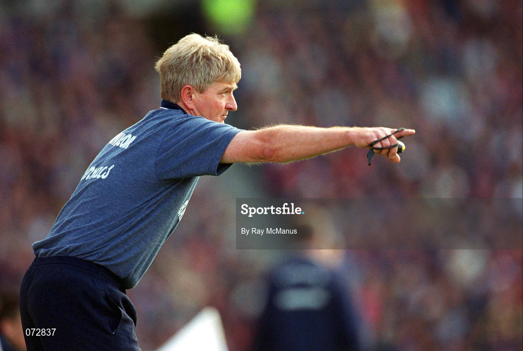 9 September 2001; Galway manager Noel Lane during the Guinness All-Ireland Senior Hurling Championship Final match between Tipperary and Galway at Croke Park in Dublin. Photo by Ray McManus/Sportsfile
