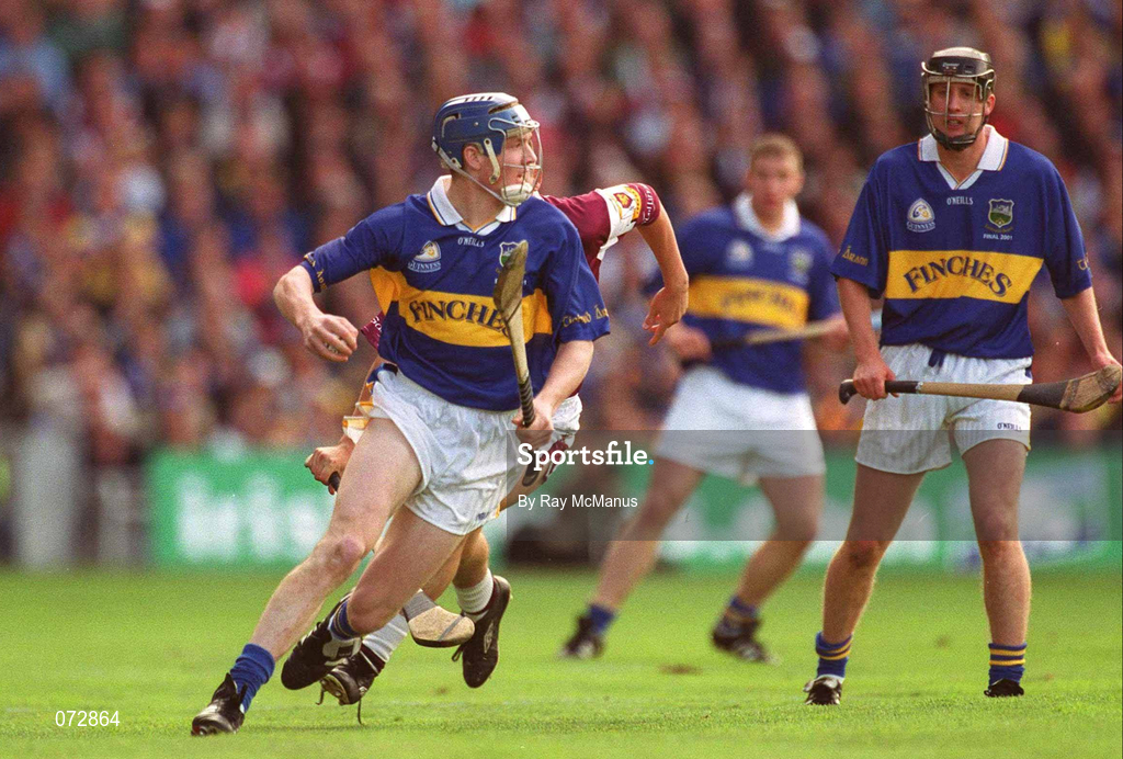 9 September 2001; Lar Corbett of Tipperary during the Guinness All-Ireland Senior Hurling Championship Final match between Tipperary and Galway at Croke Park in Dublin. Photo by Ray McManus/Sportsfile