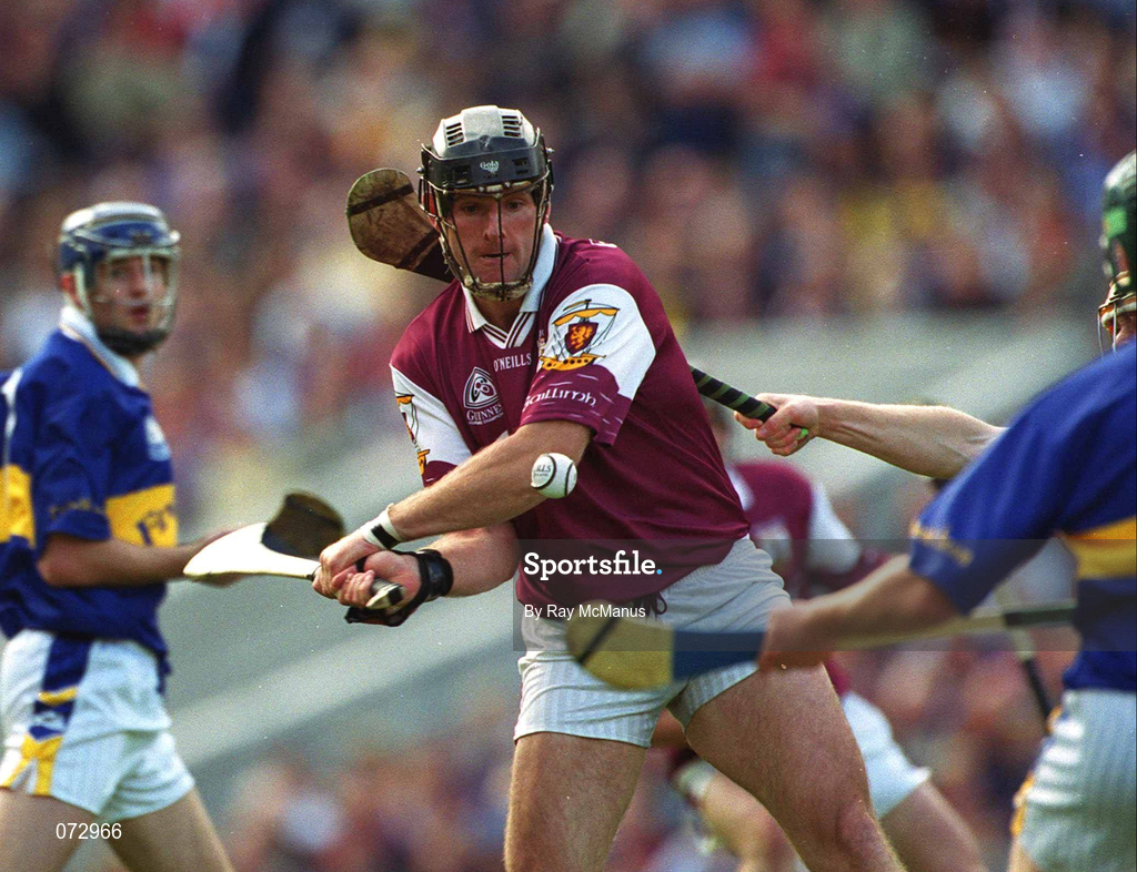 9 September 2001; Joe Rabbitte of Galway during the Guinness All-Ireland Senior Hurling Championship Final match between Tipperary and Galway at Croke Park in Dublin. Photo by Ray McManus/Sportsfile