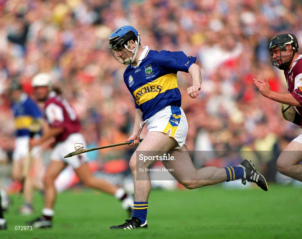 9 September 2001; Michael Ryan of Tipperary during the Guinness All-Ireland Senior Hurling Championship Final match between Tipperary and Galway at Croke Park in Dublin. Photo by Brendan Moran/Sportsfile
