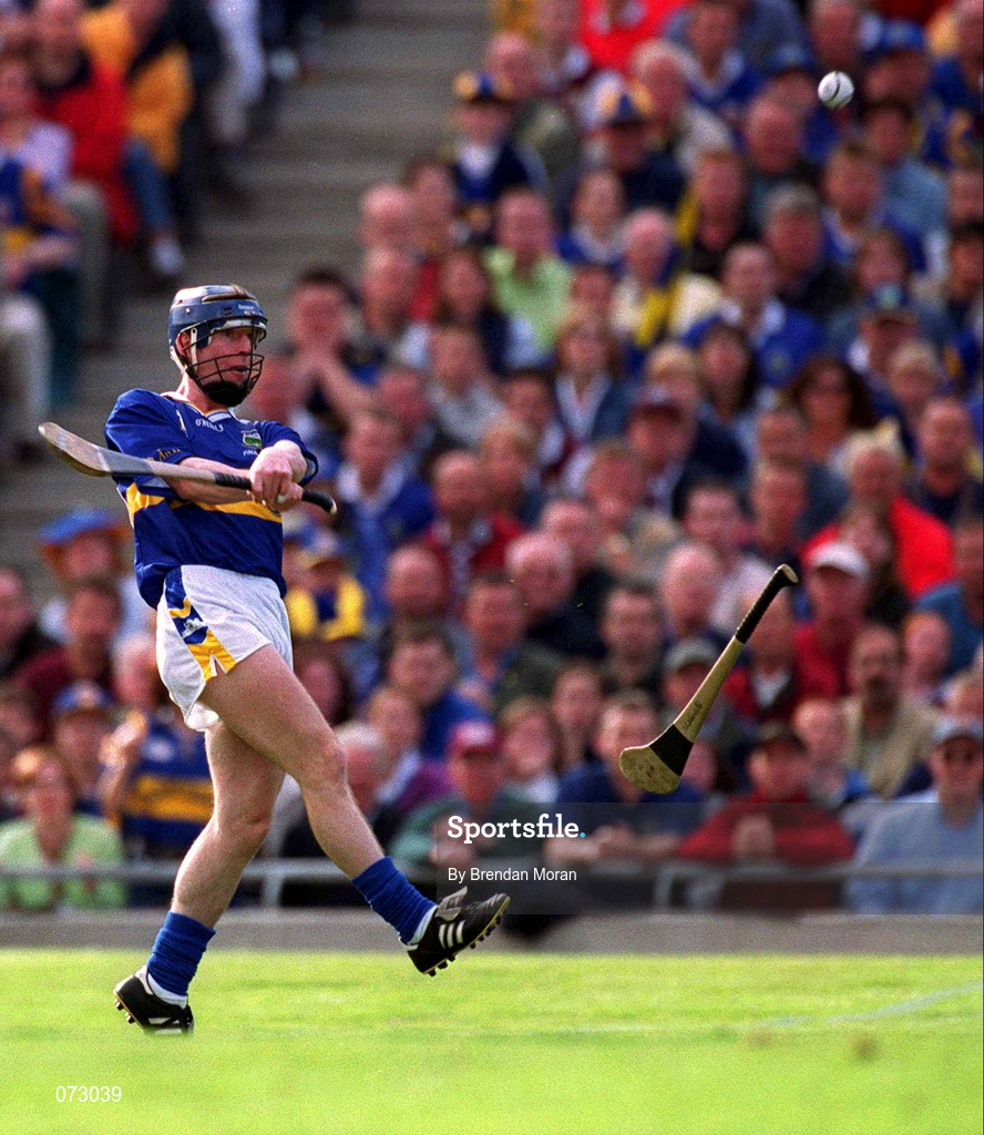 9 September 2001; Paddy O'Brien of Tipperary during the Guinness All-Ireland Senior Hurling Championship Final match between Tipperary and Galway at Croke Park in Dublin. Photo by Brendan Moran/Sportsfile