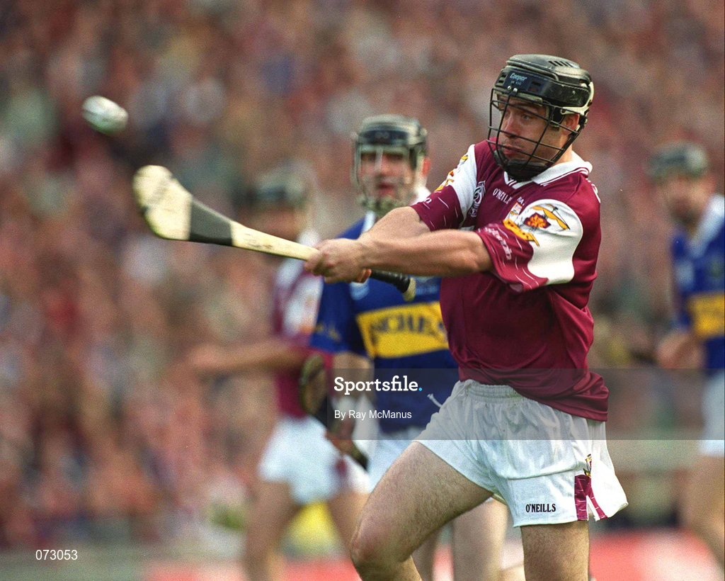9 September 2001; Alan Kerins of Galway during the Guinness All-Ireland Senior Hurling Championship Final match between Tipperary and Galway at Croke Park in Dublin. Photo by Ray McManus/Sportsfile