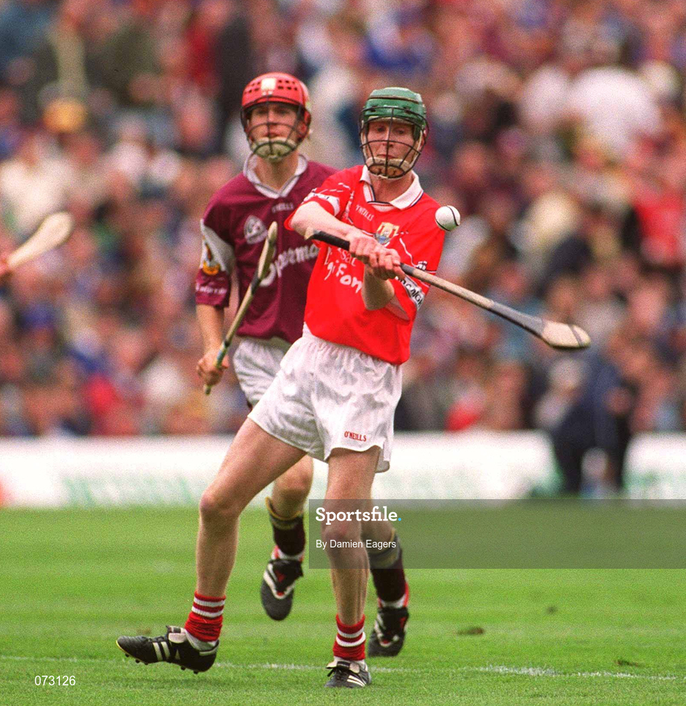 9 September 2001; John O'Connor of Cork during the All-Ireland Minor Hurling Championship Final between Cork and Galway at Croke Park in Dublin. Photo by Damien Eagers/Sportsfile