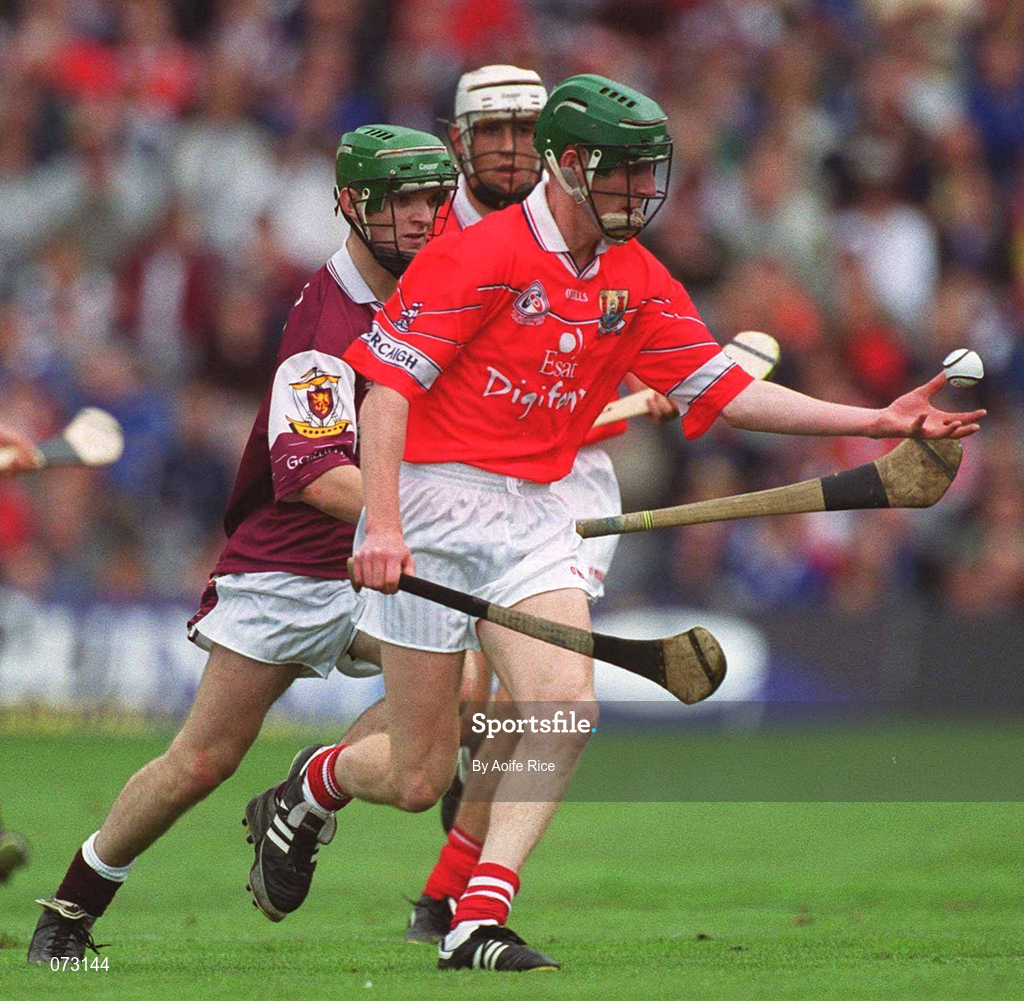 9 September 2001; John O'Connor of Cork during the All-Ireland Minor Hurling Championship Final between Cork and Galway at Croke Park in Dublin. Photo by Aoife Rice/Sportsfile