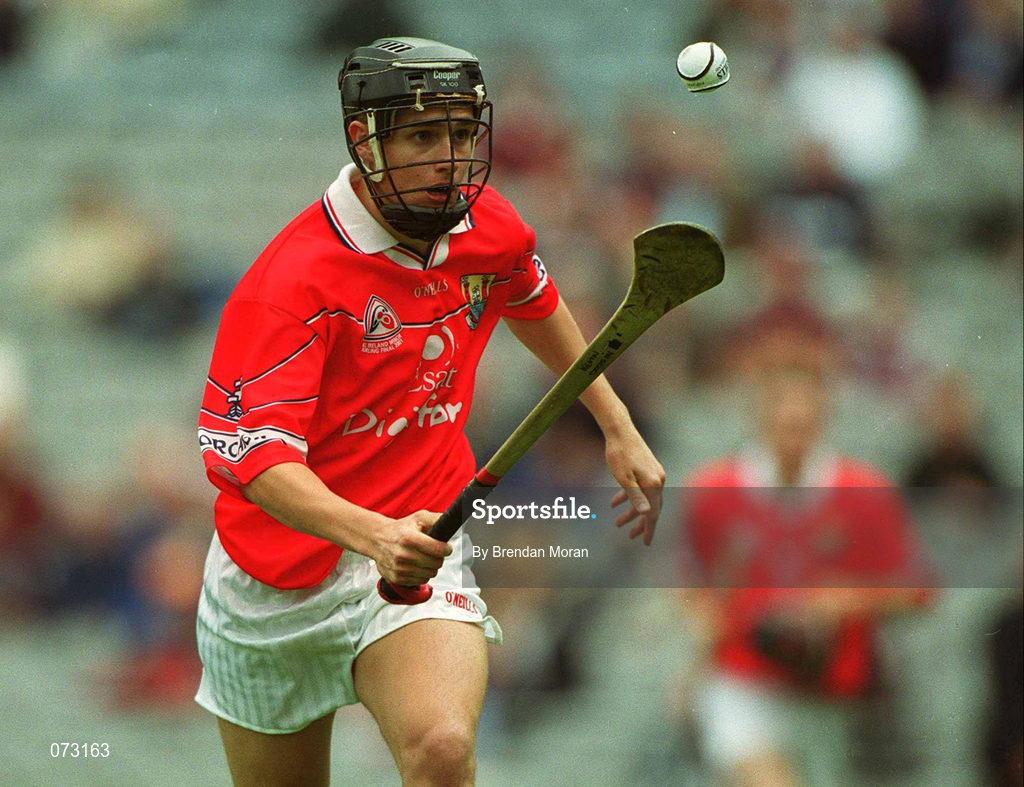 9 September 2001; Kevin Goggin of Cork during the All-Ireland Minor Hurling Championship Final between Cork and Galway at Croke Park in Dublin. Photo by Brendan Moran/Sportsfile
