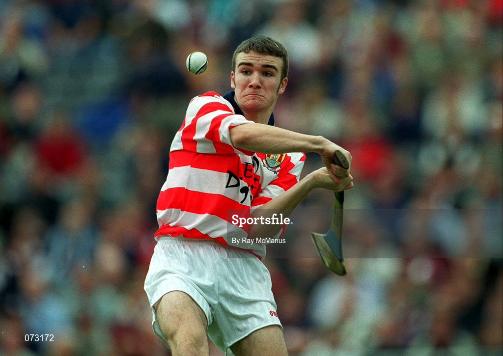 9 September 2001; Cork goalkeeper Martin Coleman during the All-Ireland Minor Hurling Championship Final between Cork and Galway at Croke Park in Dublin. Photo by Ray McManus/Sportsfile