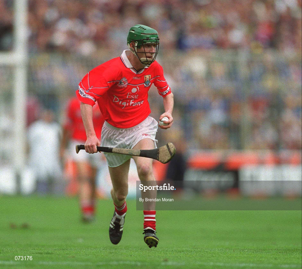 9 September 2001; John O'Leary of Cork during the All-Ireland Minor Hurling Championship Final between Cork and Galway at Croke Park in Dublin. Photo by Brendan Moran/Sportsfile