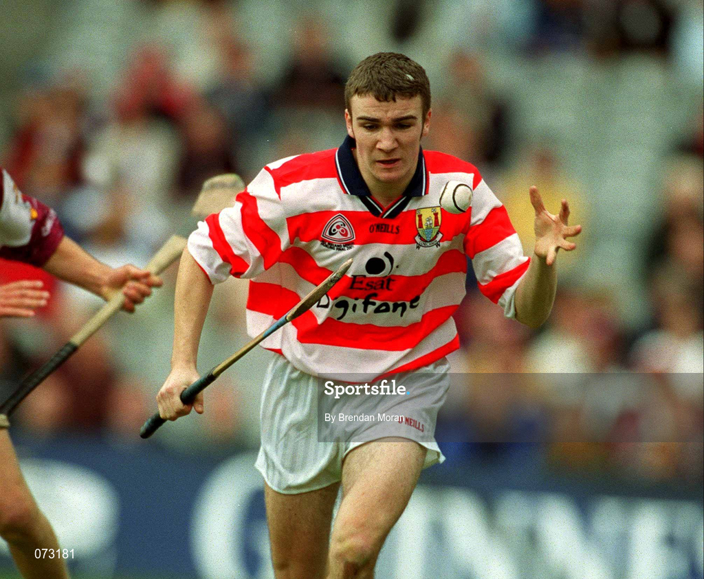 9 September 2001; Cork goalkeeper Martin Coleman during the All-Ireland Minor Hurling Championship Final between Cork and Galway at Croke Park in Dublin. Photo by Brendan Moran/Sportsfile