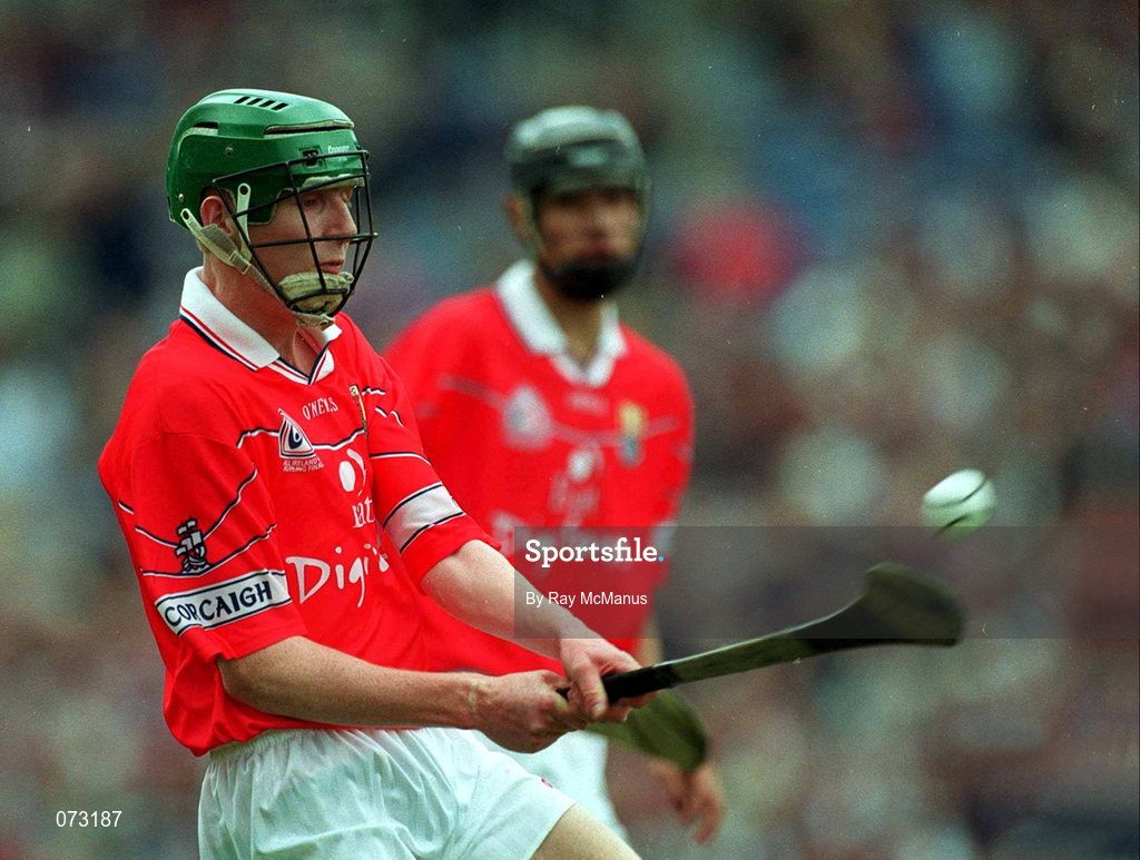 9 September 2001; John O'Connor of Cork during the All-Ireland Minor Hurling Championship Final between Cork and Galway at Croke Park in Dublin. Photo by Ray McManus/Sportsfile