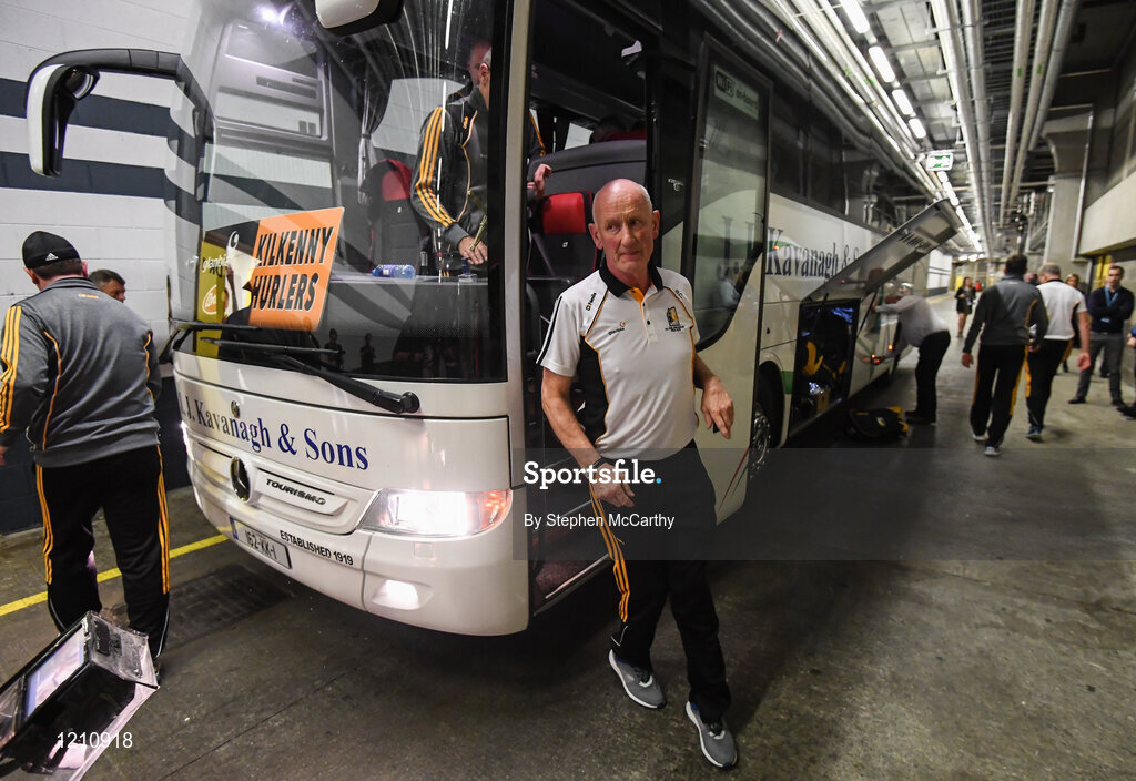 4 September 2016; Kilkenny manager Brian Cody arrives prior to the GAA Hurling All-Ireland Senior Championship Final match between Kilkenny and Tipperary at Croke Park in Dublin. Photo by Stephen McCarthy/Sportsfile