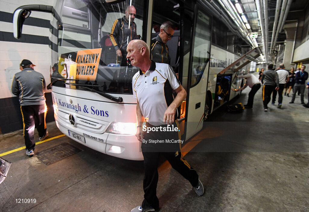 4 September 2016; Kilkenny manager Brian Cody arrives prior to the GAA Hurling All-Ireland Senior Championship Final match between Kilkenny and Tipperary at Croke Park in Dublin. Photo by Stephen McCarthy/Sportsfile