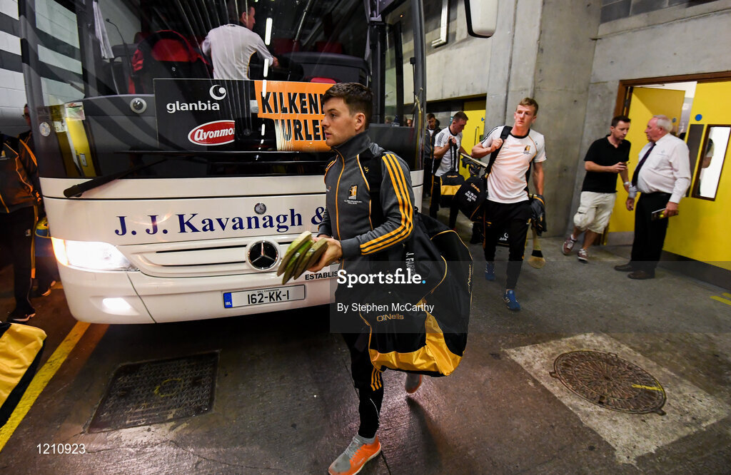 4 September 2016; Jonjo Farrell of Kilkenny arrives prior to the GAA Hurling All-Ireland Senior Championship Final match between Kilkenny and Tipperary at Croke Park in Dublin. Photo by Stephen McCarthy/Sportsfile