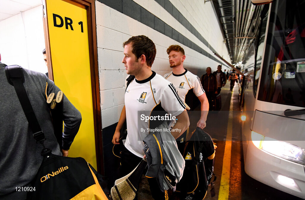 4 September 2016; Pádraig Walsh of Kilkenny arrives prior to the GAA Hurling All-Ireland Senior Championship Final match between Kilkenny and Tipperary at Croke Park in Dublin. Photo by Stephen McCarthy/Sportsfile