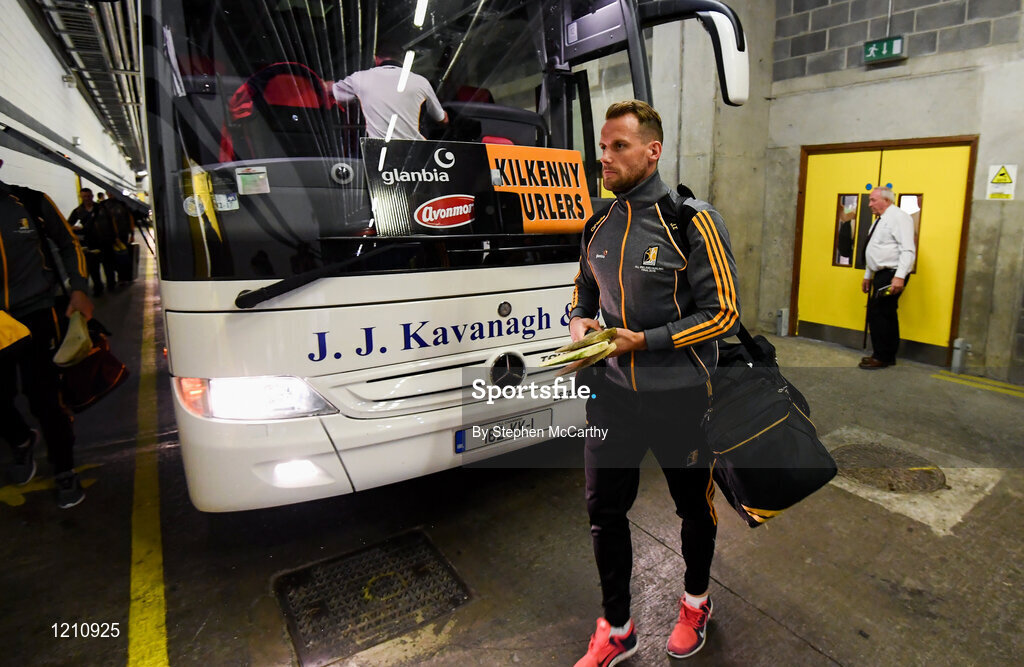 4 September 2016; Jackie Tyrrell of Kilkenny arrives prior to the GAA Hurling All-Ireland Senior Championship Final match between Kilkenny and Tipperary at Croke Park in Dublin. Photo by Stephen McCarthy/Sportsfile