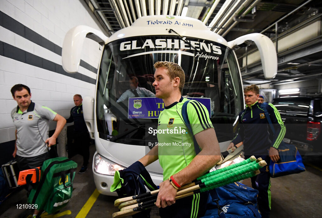 4 September 2016; Noel McGrath of Tipperary arrives prior to the GAA Hurling All-Ireland Senior Championship Final match between Kilkenny and Tipperary at Croke Park in Dublin. Photo by Stephen McCarthy/Sportsfile