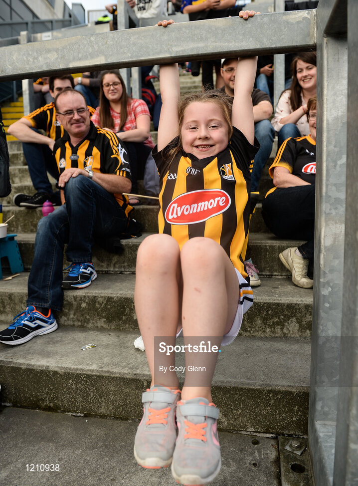 4 September 2016; Kilkenny supporter Lilly Cashin, age 7, from Callan, Co Kilkenny, ahead of the GAA Hurling All-Ireland Senior Championship Final match between Kilkenny and Tipperary at Croke Park in Dublin. Photo by Cody Glenn/Sportsfile