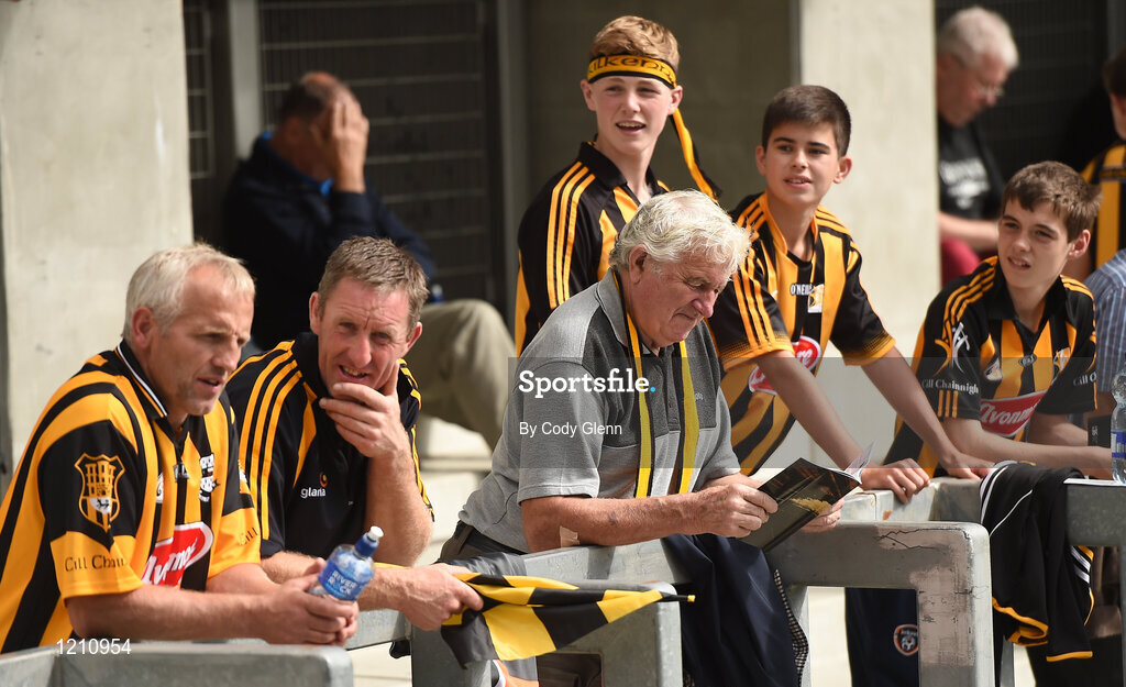 4 September 2016; Kilkenny supporters ahead of the GAA Hurling All-Ireland Senior Championship Final match between Kilkenny and Tipperary at Croke Park in Dublin. Photo by Cody Glenn/Sportsfile