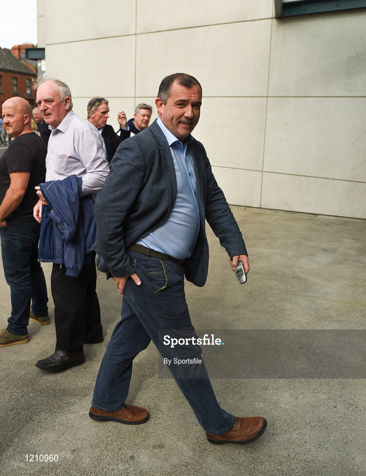 4 September 2016; Séamus McEnaney arriving for the GAA Hurling All-Ireland Senior Championship Final match between Kilkenny and Tipperary at Croke Park in Dublin. Photo by Sportsfile
