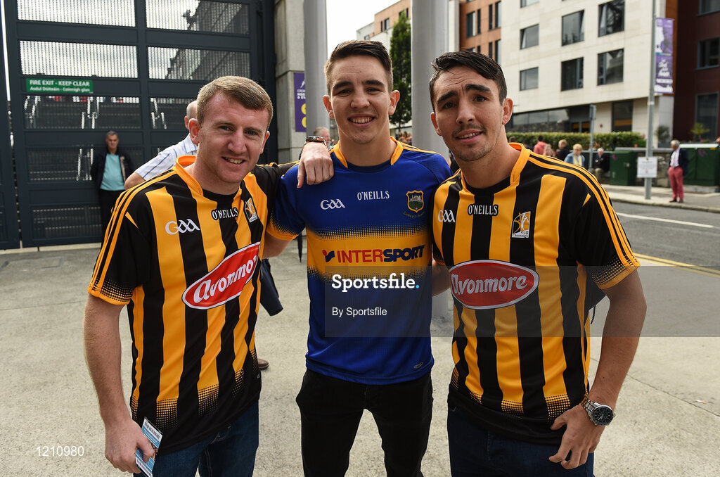 4 September 2016; Boxers Paddy Barnes, Michael Conlan and Jamie Conlan arriving for the GAA Hurling All-Ireland Senior Championship Final match between Kilkenny and Tipperary at Croke Park in Dublin. Photo by Sportsfile