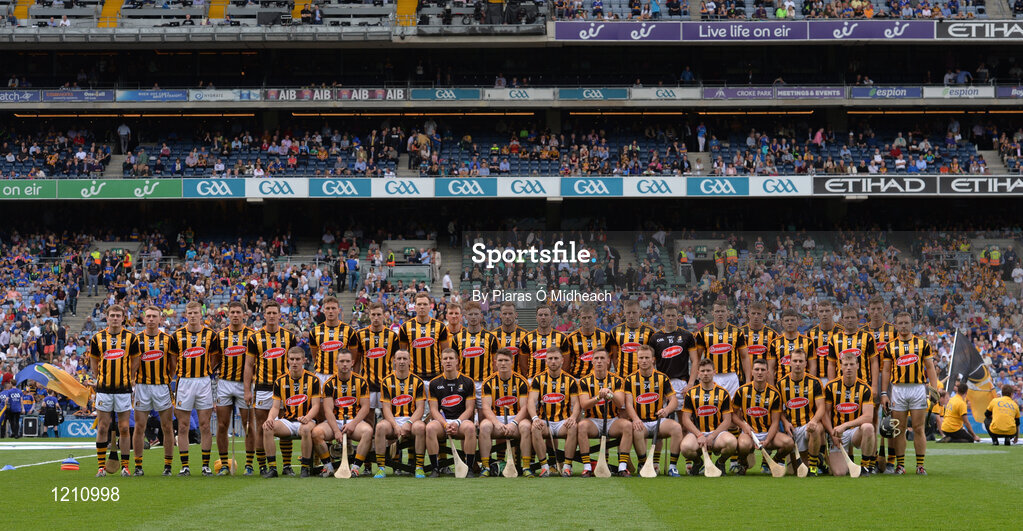 4 September 2016; The Kilkenny squad prior to the GAA Hurling All-Ireland Senior Championship Final match between Kilkenny and Tipperary at Croke Park in Dublin. Photo by Piaras Ó Mídheach/Sportsfile