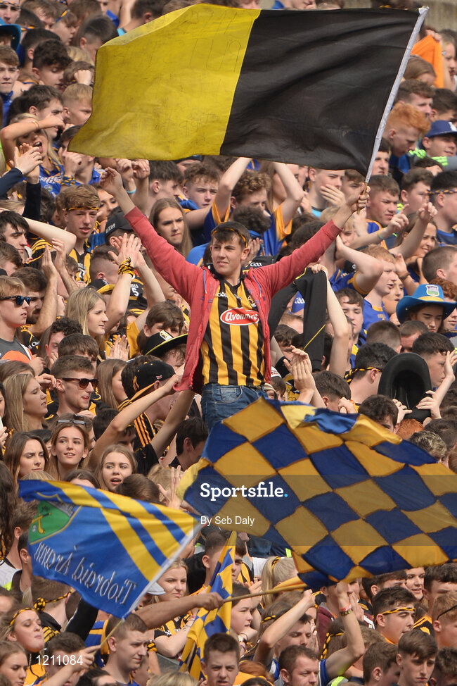 4 September 2016; A Kilkenny supporter during the GAA Hurling All-Ireland Senior Championship Final match between Kilkenny and Tipperary at Croke Park in Dublin. Photo by Seb Daly/Sportsfile