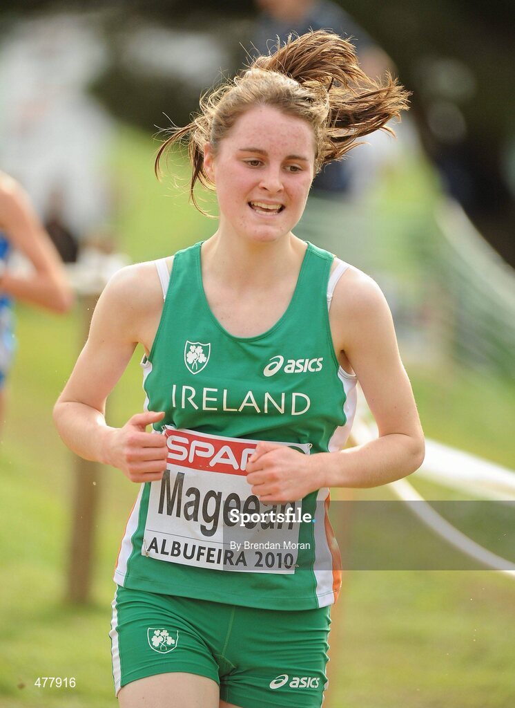 12 December 2010; Ireland's Ciara Mageean on her way to finishing in 7th place in the Women's Junior race with a time of 13:16. 17th SPAR European Cross Country Championships, Albufeira, Portugal. Picture credit: Brendan Moran / SPORTSFILE