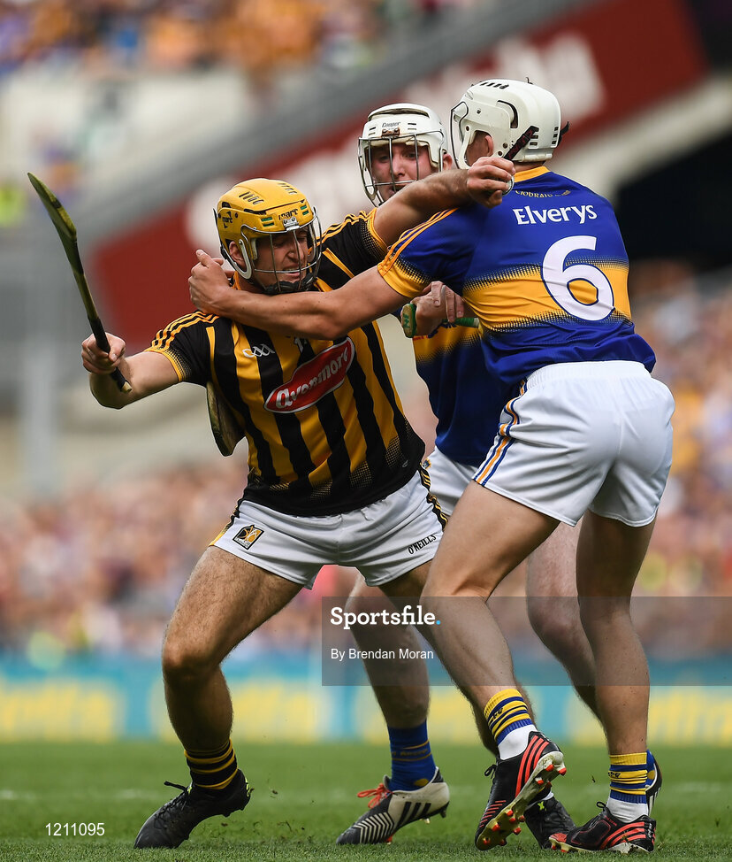 4 September 2016; Colin Fennelly of Kilkenny in action against Ronan Maher of Tipperary during the GAA Hurling All-Ireland Senior Championship Final match between Kilkenny and Tipperary at Croke Park in Dublin. Photo by Brendan Moran/Sportsfile