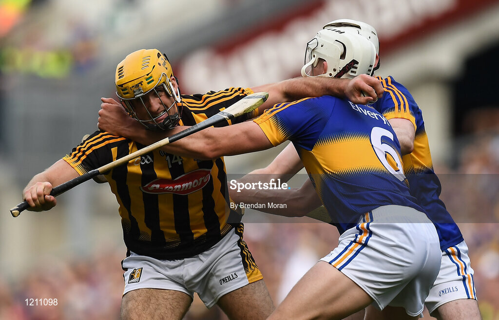 4 September 2016; Colin Fennelly of Kilkenny in action against Ronan Maher of Tipperary during the GAA Hurling All-Ireland Senior Championship Final match between Kilkenny and Tipperary at Croke Park in Dublin. Photo by Brendan Moran/Sportsfile