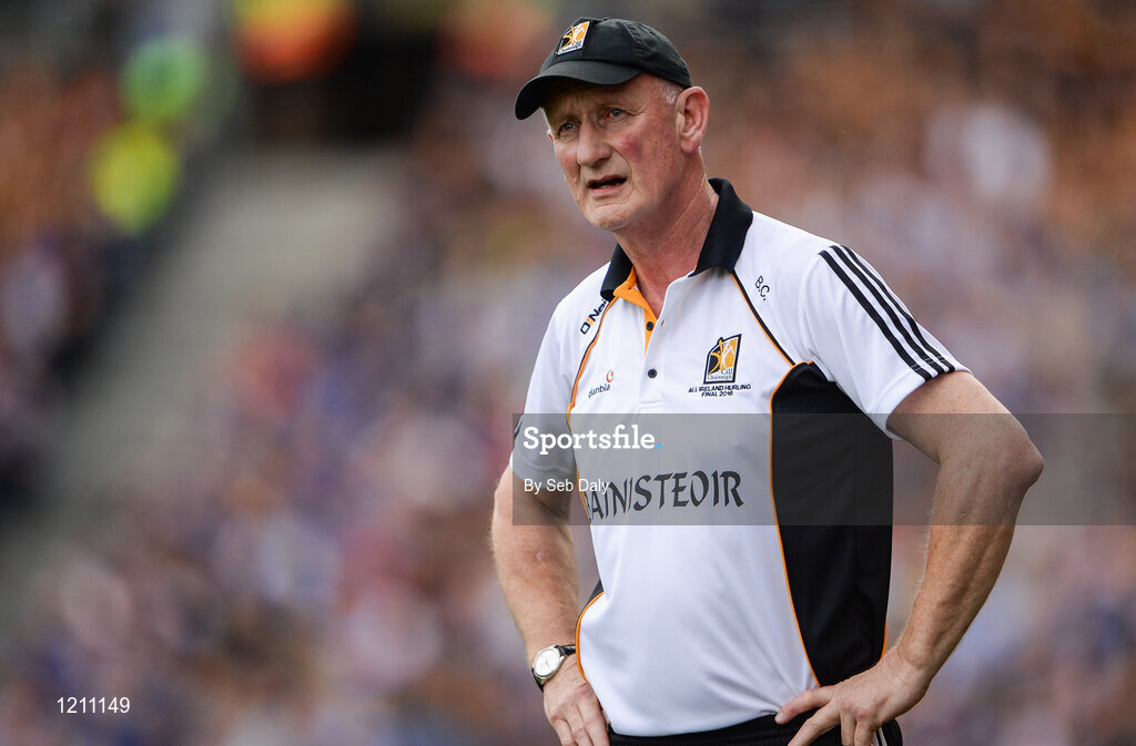 4 September 2016; Kilkenny manager Brian Cody watches a replay on the big screen during the GAA Hurling All-Ireland Senior Championship Final match between Kilkenny and Tipperary at Croke Park in Dublin. Photo by Seb Daly/Sportsfile