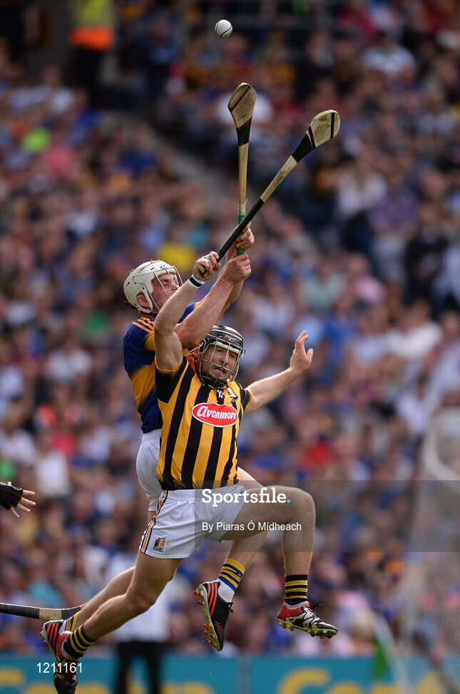4 September 2016; Richie Hogan of Kilkenny in action against Ronan Maher of Tipperary during the GAA Hurling All-Ireland Senior Championship Final match between Kilkenny and Tipperary at Croke Park in Dublin. Photo by Piaras Ó Mídheach/Sportsfile