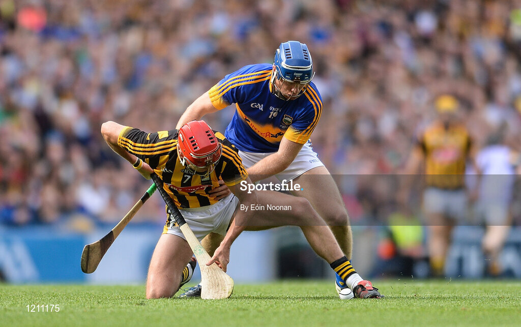 4 September 2016; Cillian Buckley of Kilkenny  in action against Jason Forde of Tipperary  during the GAA Hurling All-Ireland Senior Championship Final match between Kilkenny and Tipperary at Croke Park in Dublin. Photo by Eóin Noonan/Sportsfile