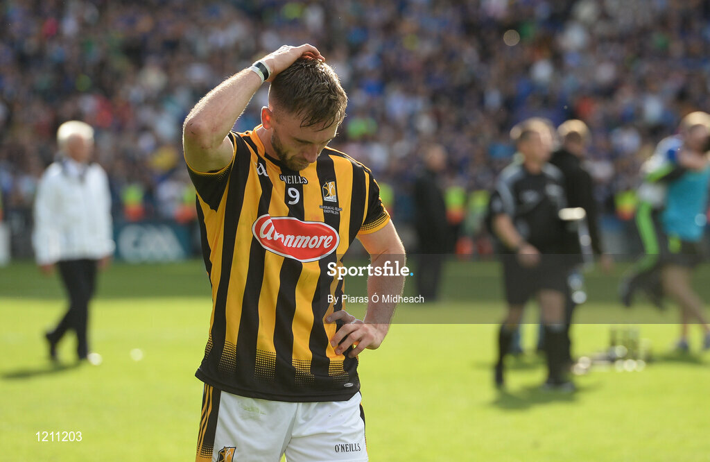 4 September 2016; Conor Fogarty of Kilkenny dejected after the GAA Hurling All-Ireland Senior Championship Final match between Kilkenny and Tipperary at Croke Park in Dublin. Photo by Piaras Ó Mídheach/Sportsfile