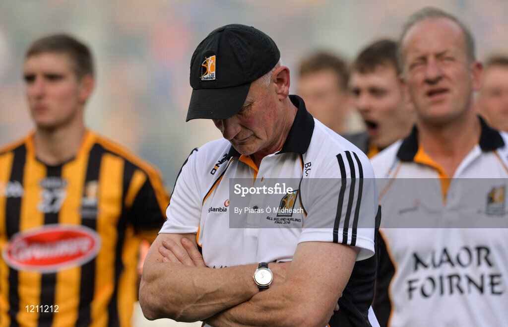 4 September 2016; Kilkenny manager Brian Cody dejected after the GAA Hurling All-Ireland Senior Championship Final match between Kilkenny and Tipperary at Croke Park in Dublin. Photo by Piaras Ó Mídheach/Sportsfile