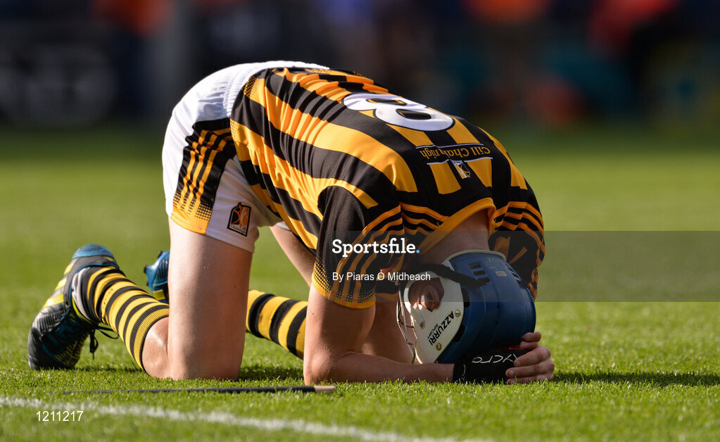 4 September 2016; TJ Reid of Kilkenny dejected after the GAA Hurling All-Ireland Senior Championship Final match between Kilkenny and Tipperary at Croke Park in Dublin. Photo by Piaras Ó Mídheach/Sportsfile