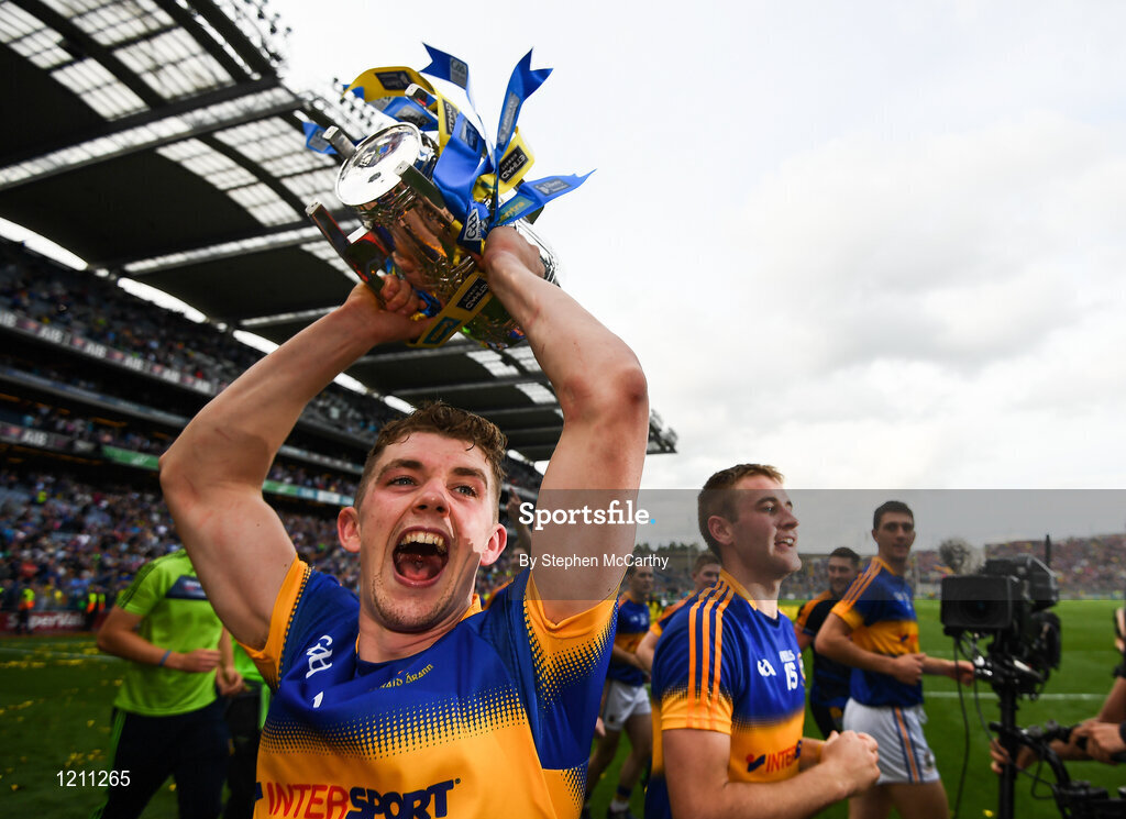 4 September 2016; Ronan Maher of Tipperary celebrates his side's victory following the GAA Hurling All-Ireland Senior Championship Final match between Kilkenny and Tipperary at Croke Park in Dublin. Photo by Stephen McCarthy/Sportsfile