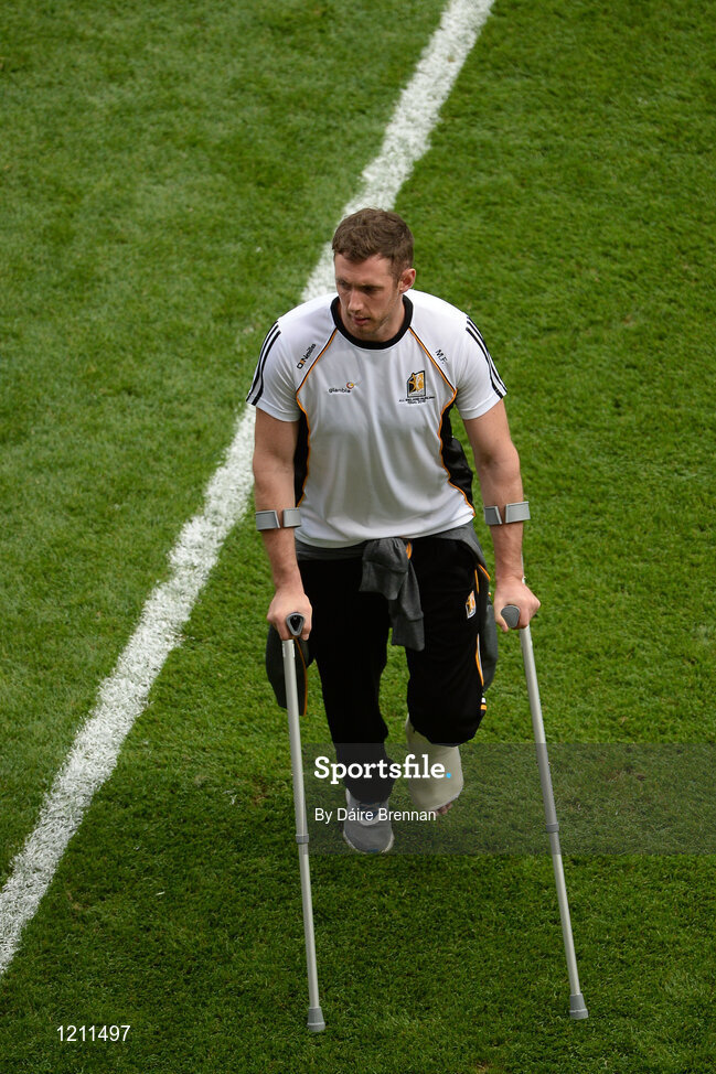 4 September 2016; Michael Fennelly of Kilkenny ahead of the GAA Hurling All-Ireland Senior Championship Final match between Kilkenny and Tipperary at Croke Park in Dublin. Photo by Daire Brennan/Sportsfile