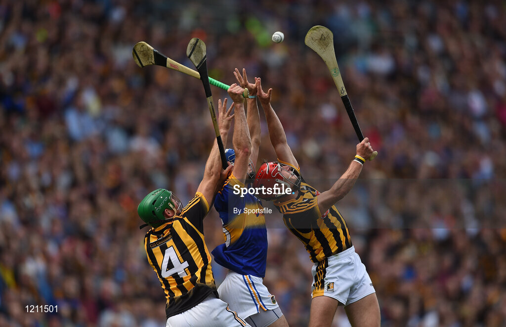 4 September 2016; Shane Prendergast, left, and Cillian Buckley of Kilkenny in action against John McGrath of Tipperary during the GAA Hurling All-Ireland Senior Championship Final match between Kilkenny and Tipperary at Croke Park in Dublin. Photo by Sportsfile