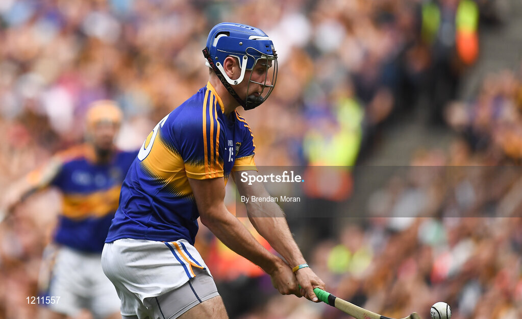 4 September 2016; John McGrath of Tipperary scores his side's second goal during the GAA Hurling All-Ireland Senior Championship Final match between Kilkenny and Tipperary at Croke Park in Dublin. Photo by Brendan Moran/Sportsfile