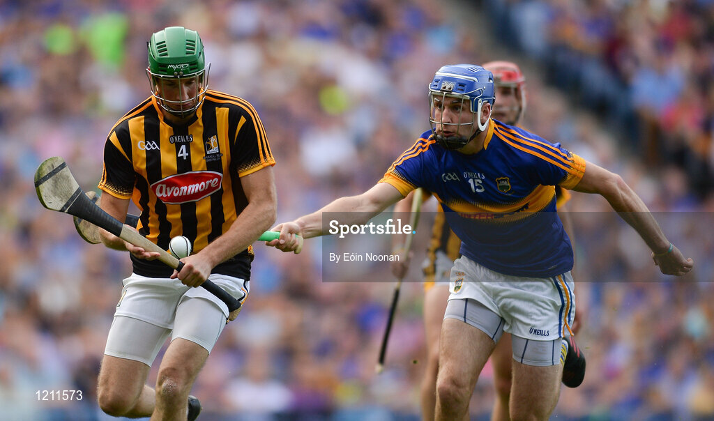 4 September 2016; Shane Prendergast of Kilkenny in action against John McGrath of Tipperary during the GAA Hurling All-Ireland Senior Championship Final match between Kilkenny and Tipperary at Croke Park in Dublin. Photo by Eóin Noonan/Sportsfile