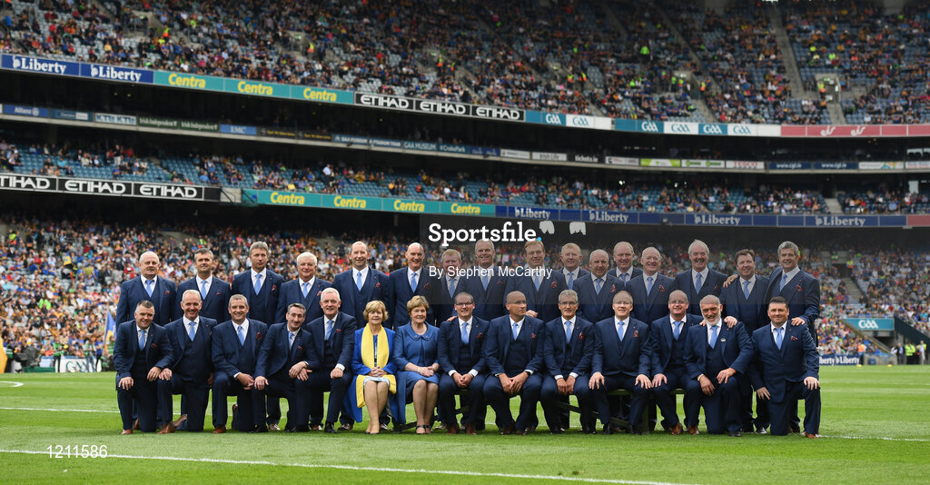 4 September 2016; The Tipperary 1991 Jubilee Hurling team during the GAA Hurling All-Ireland Senior Championship Final match between Kilkenny and Tipperary at Croke Park in Dublin. Photo by Stephen McCarthy/Sportsfile
