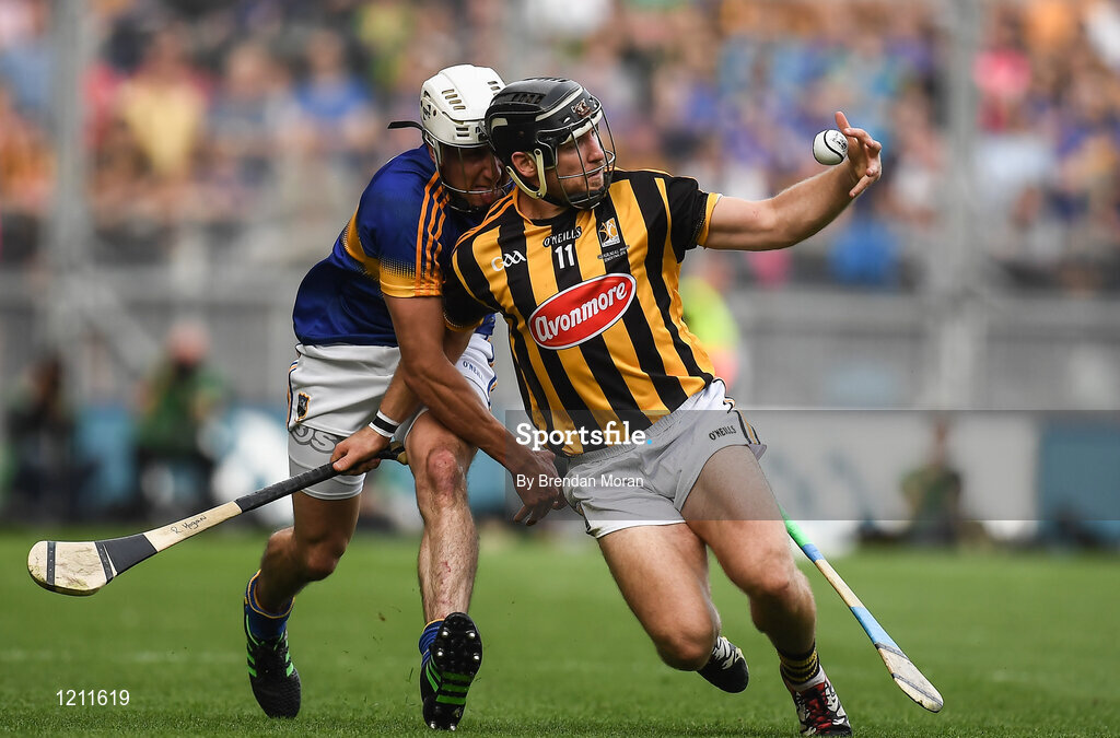 4 September 2016; Richie Hogan of Kilkenny in action against Patrick Maher of Tipperary during the GAA Hurling All-Ireland Senior Championship Final match between Kilkenny and Tipperary at Croke Park in Dublin. Photo by Brendan Moran/Sportsfile