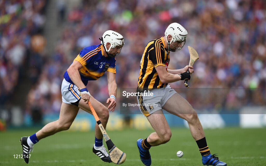 4 September 2016; Liam Blanchfield of Kilkenny in action against Brendan Maher of Tipperary during the GAA Hurling All-Ireland Senior Championship Final match between Kilkenny and Tipperary at Croke Park in Dublin. Photo by Stephen McCarthy/Sportsfile