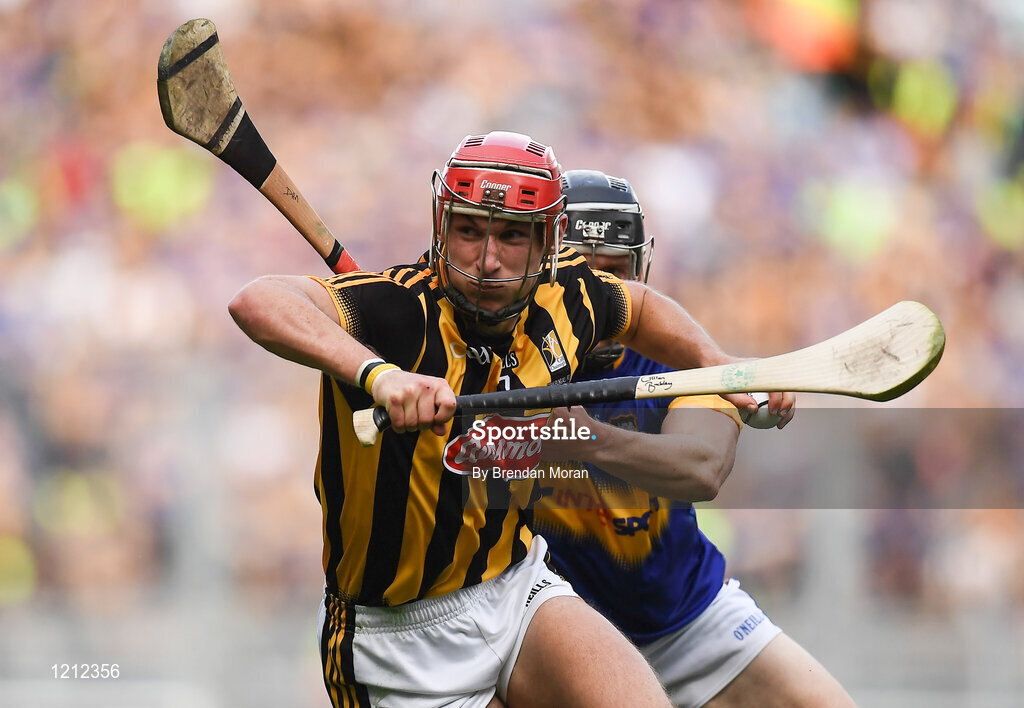 4 September 2016; Cillian Buckley of Kilkenny in action against Dan McCormack of Tipperary during the GAA Hurling All-Ireland Senior Championship Final match between Kilkenny and Tipperary at Croke Park in Dublin. Photo by Brendan Moran/Sportsfile