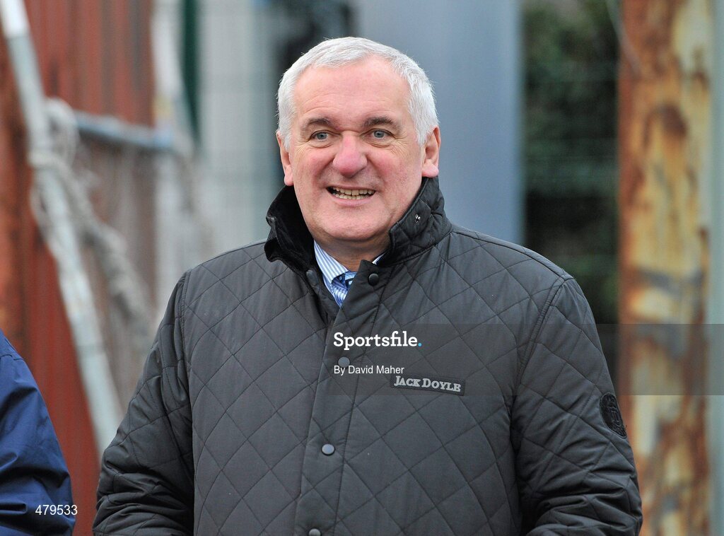 1 January 2011; Former Taoiseach Bertie Ahern T.D. at the Annual Football Challenge, Dublin v Dubs Stars, St Brigid's GAA Club, Russell Park, Blanchardstown, Dublin. Picture credit: David Maher / SPORTSFILE