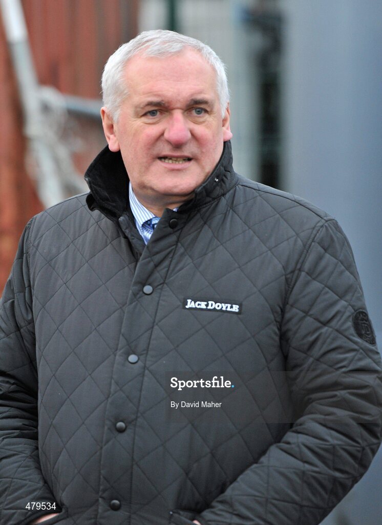 1 January 2011; Former Taoiseach Bertie Ahern T.D. at the Annual Football Challenge, Dublin v Dubs Stars, St Brigid's GAA Club, Russell Park, Blanchardstown, Dublin. Picture credit: David Maher / SPORTSFILE