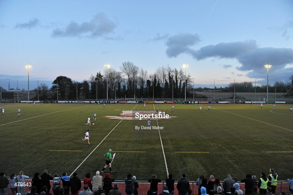 1 January 2011; A general view of the game between Dublin and the Dubs Stars. Annual Football Challenge, Dublin v Dubs Stars, St Brigid's GAA Club, Russell Park, Blanchardstown, Dublin. Picture credit: David Maher / SPORTSFILE